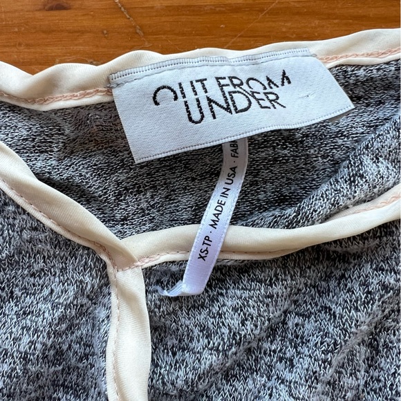 Heather grey shorts romper - Picture 2 of 5